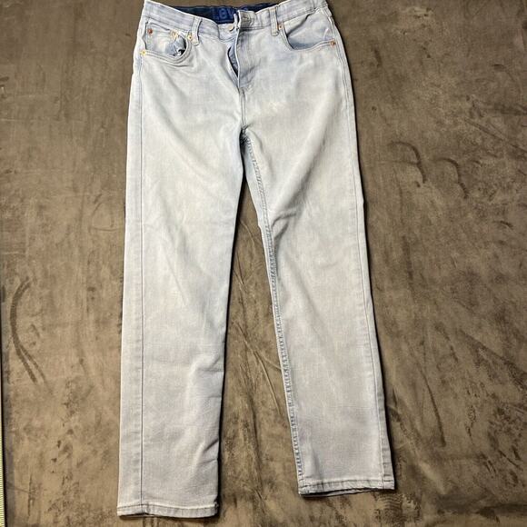 Levi's 502 Big Boy Light Blue Regular Taper Flex Jeans Size 14H‎ - Picture 1 of 6